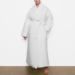 Skims cotton duvet robe XXS/XS